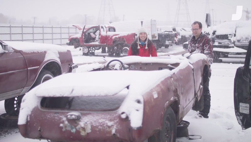 Illustration for article titled Here Are The Coolest Cars We Found In Detroit's Most Fascinating Junkyard